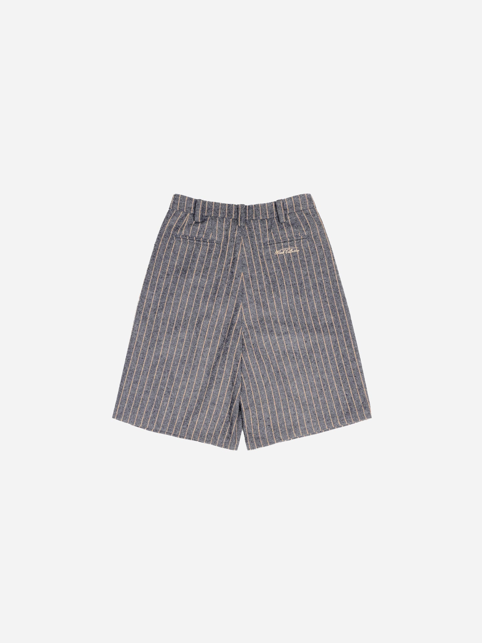 Off-Duty Pinstripe Short - Slate Grey